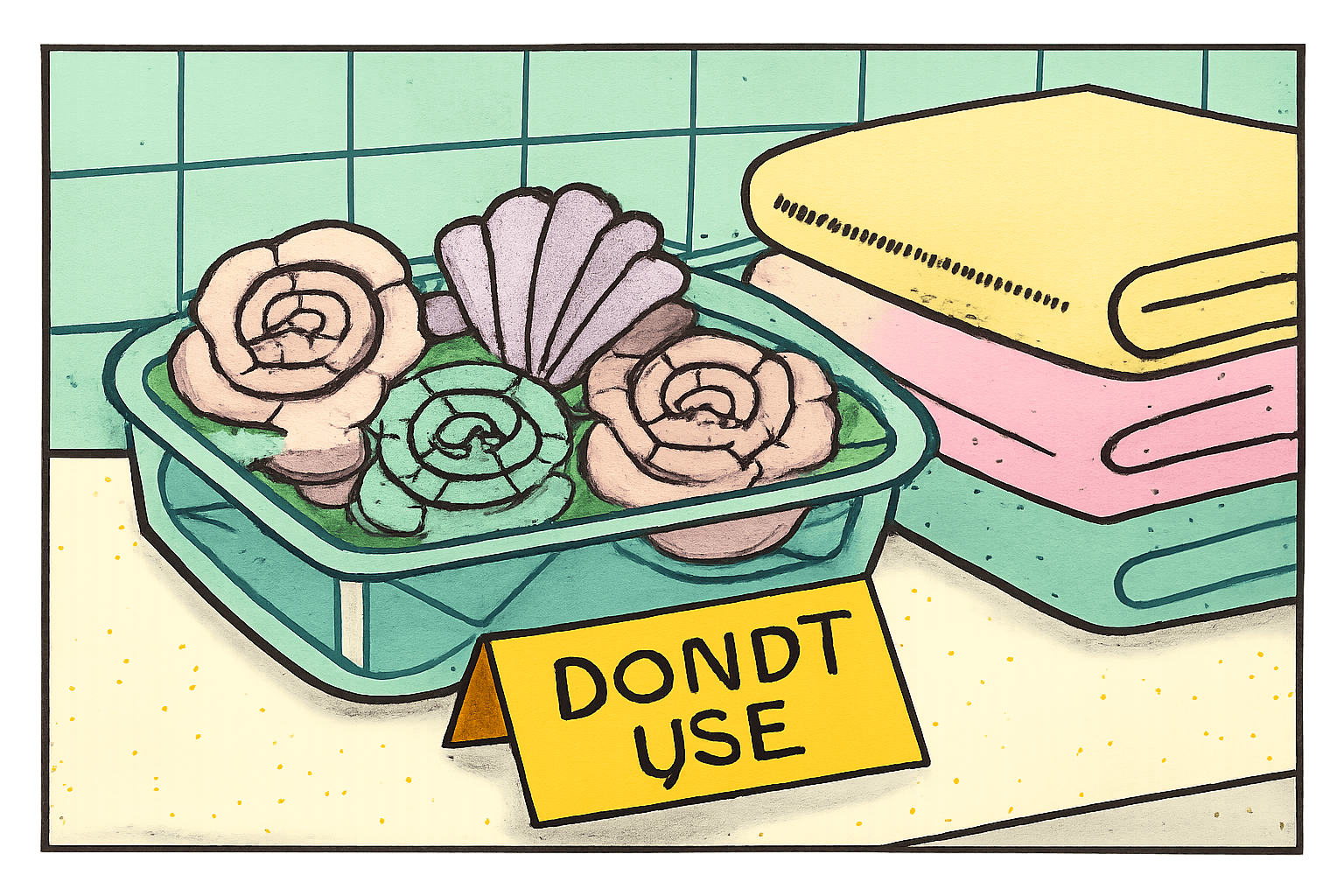 The Guest Bathroom Had Decorative Soaps Nobody Was Allowed to Use