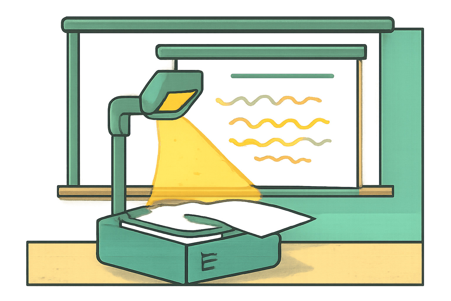 The Overhead Projector and the Transparency Sheet Economy