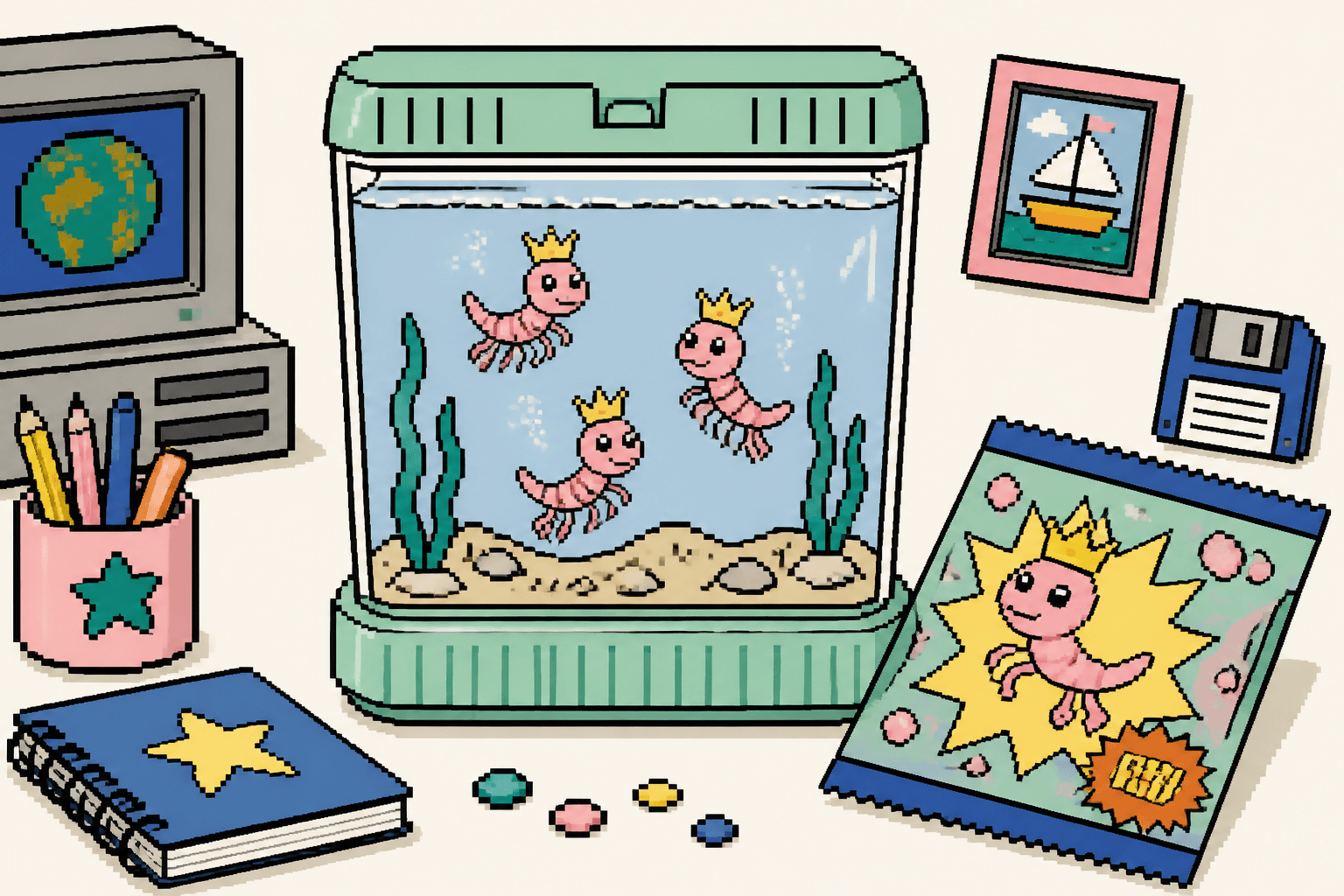 Sea-Monkeys Were Brine Shrimp Wearing Crowns