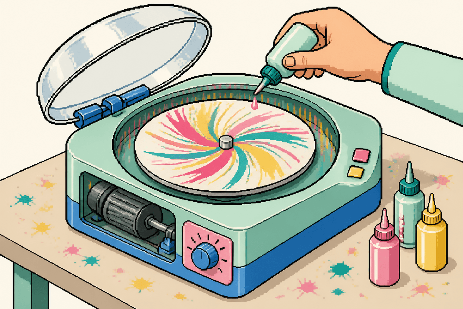 Spin Art Was a Motor Pretending to Be an Artist