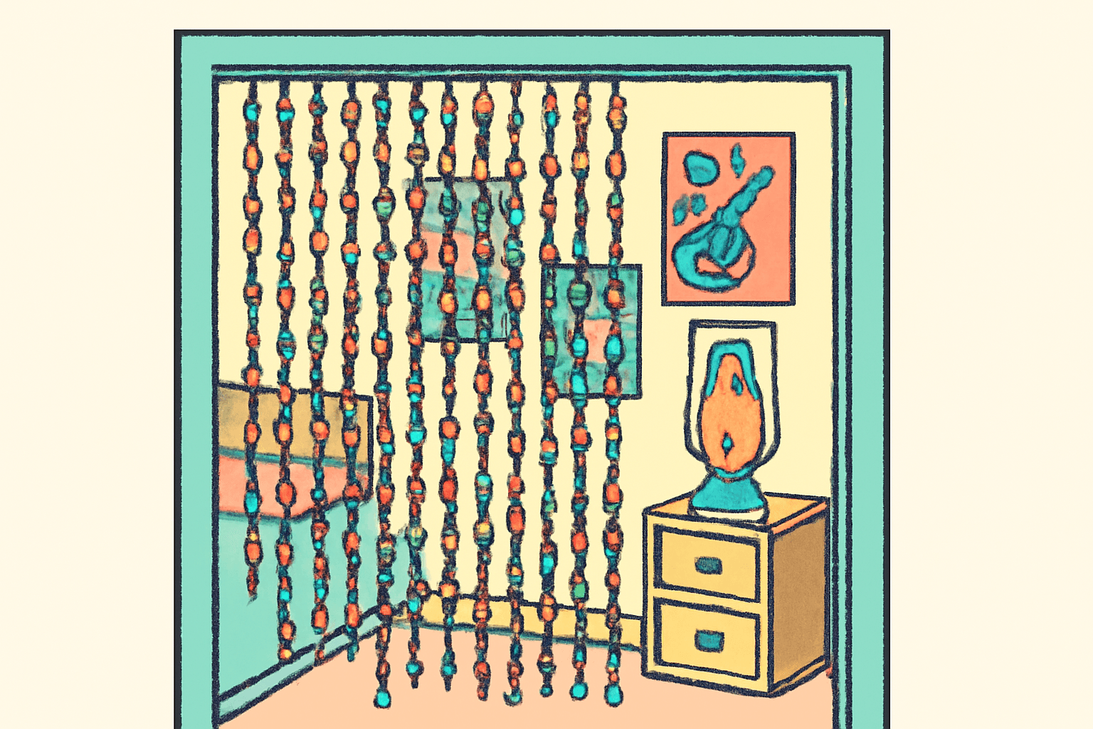 The Bead Curtain in Your Doorway