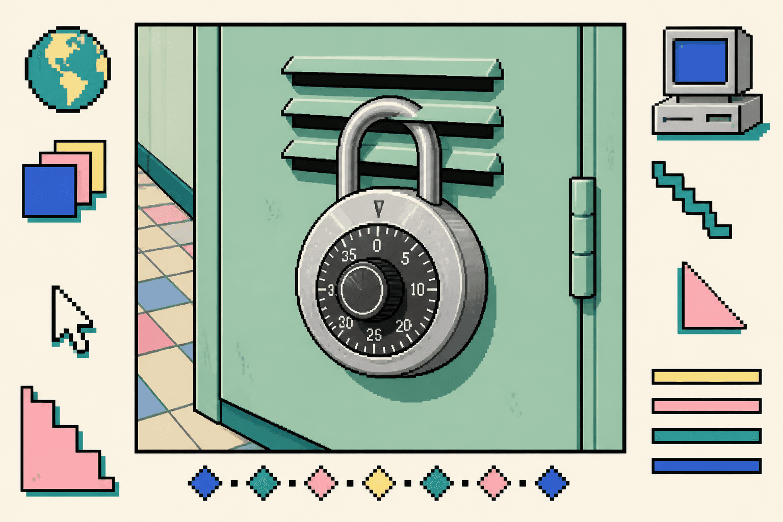 The Combination Lock Remembered Your Numbers For You