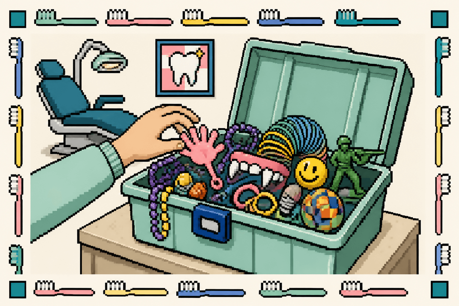 The Dentist's Treasure Chest Was Mostly Garbage You Fought For