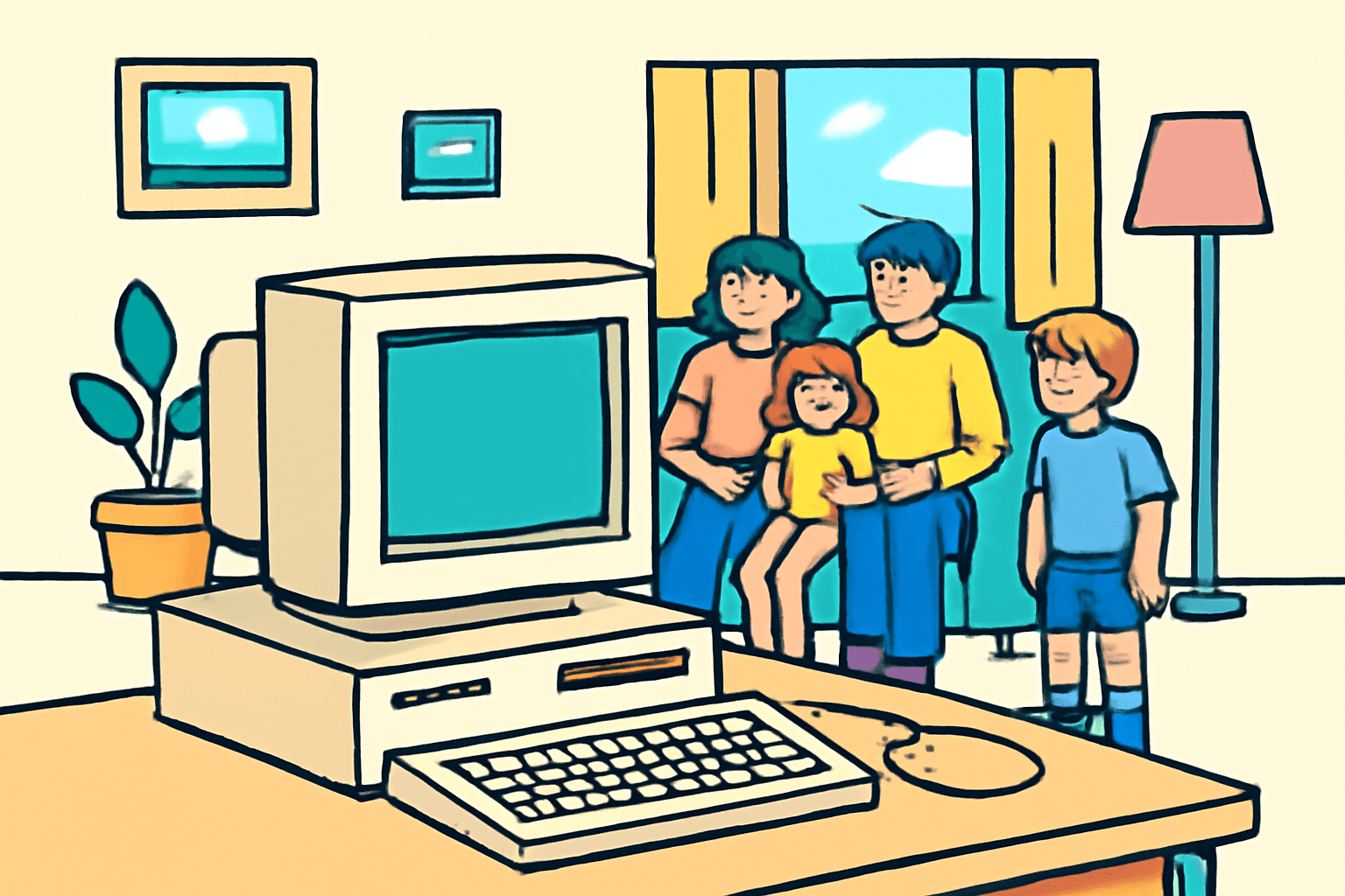 The Family Computer Was in the Living Room