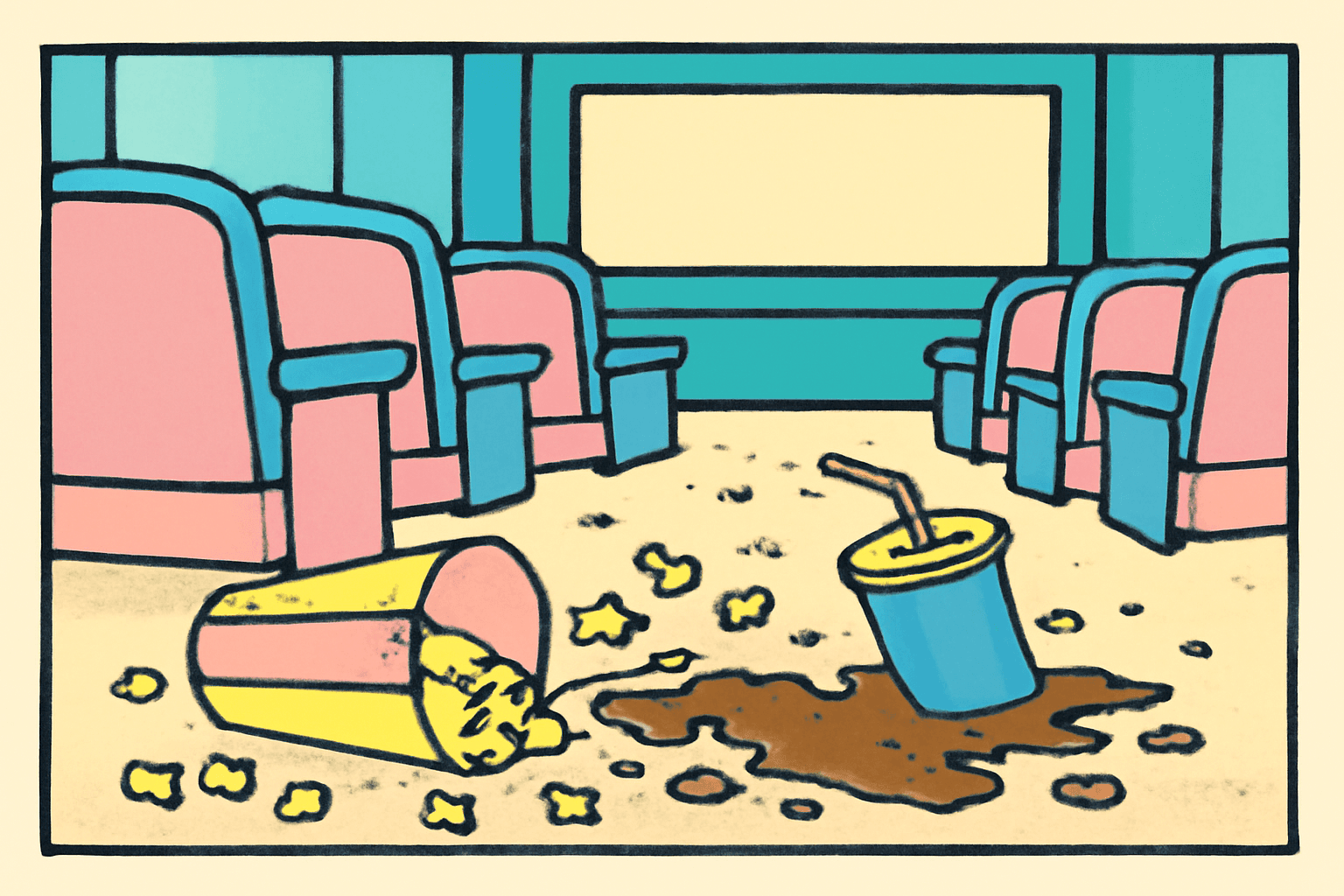 The Movie Theater Floor Was a War Crime