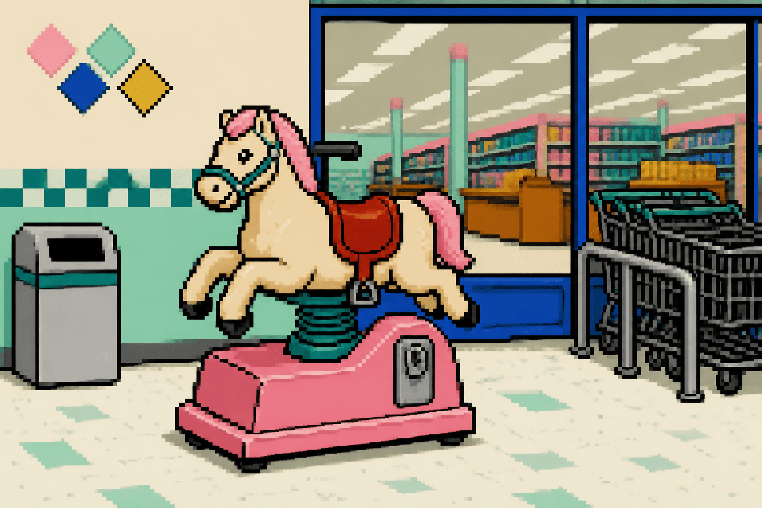 The Quarter Pony Barely Moved and We Rode It Anyway