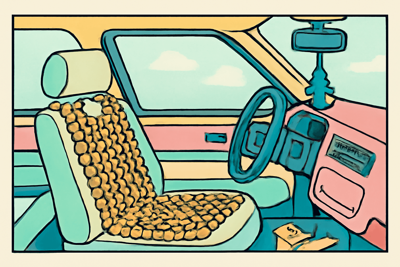 Your Aunt Had Those Wooden Bead Seat Covers
